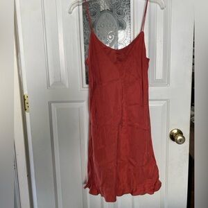 J Crew Elegant Coral Sleeveless Dress